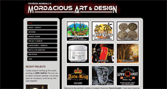 Desktop Screenshot of mordaciousart.com